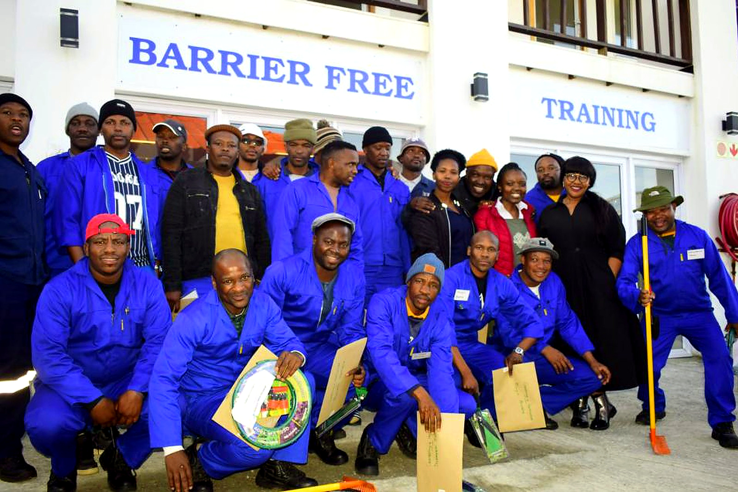 Graduation day at Barrier Free Training
