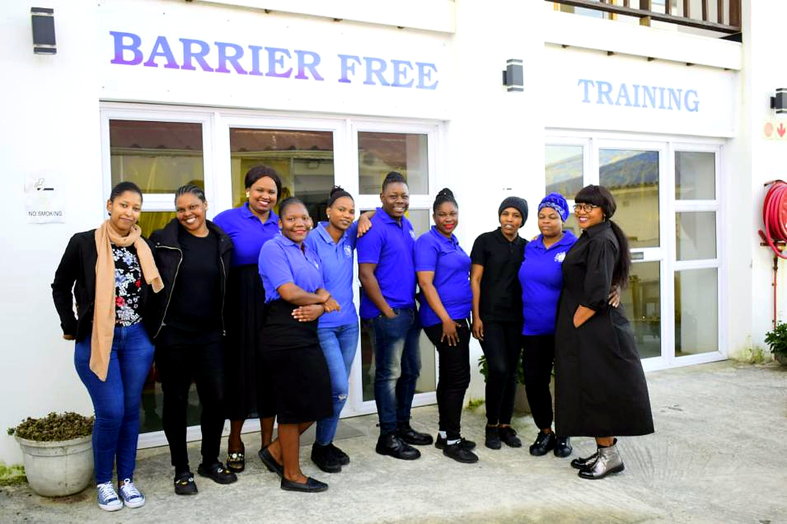 The Barrier Free Training team